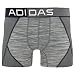 adidas Men's Sport Performance Climacool Trunk Underwear, Grey Space Dye, Medium/Waist Size 32-34