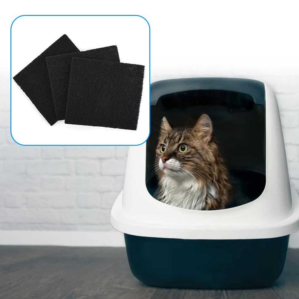 Charcoal Filter For Litter Box 10 Pack Carbon Filters Compatible