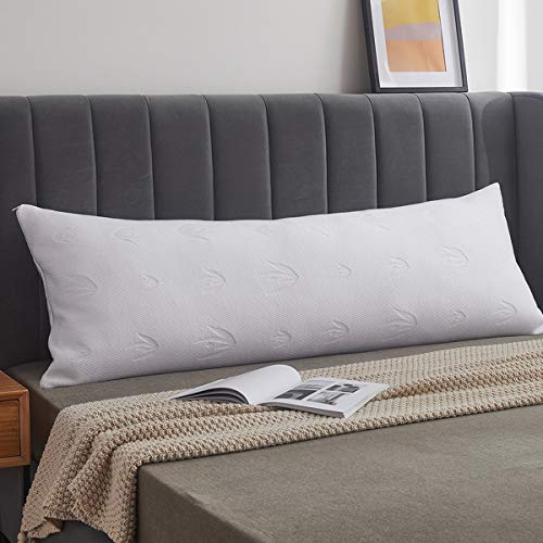 Decroom Full Body Pillow with Cover, Large Body Pillow for Adults, Hypoallergenic Removable