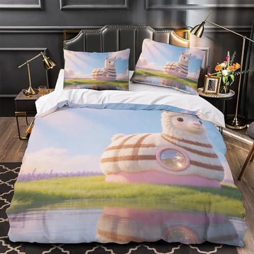 Housse de couette 3D féérique pour une chambre double cocooning