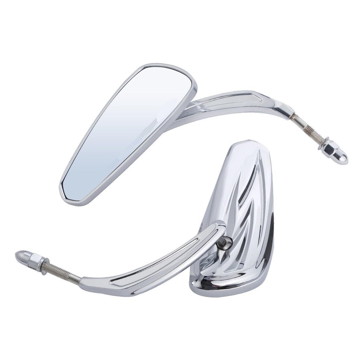 Rétroviseur moto 8mm chrome pour réparer la rétrovision des Road Glide Special 2015 2016