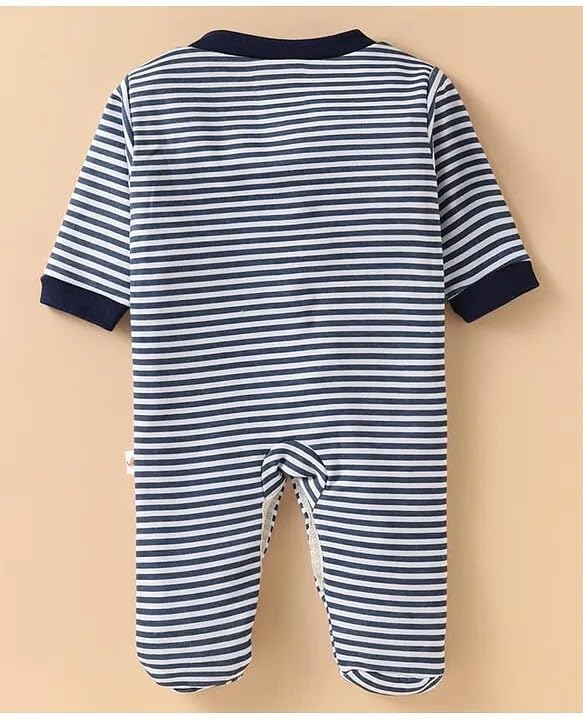 Image of New Born Baby 100% Cotton Rompers for Sleepsuits Jumpsuit Night Suits for Baby Boys & Girls |Onesies| Infant Clothes Pack of 3
