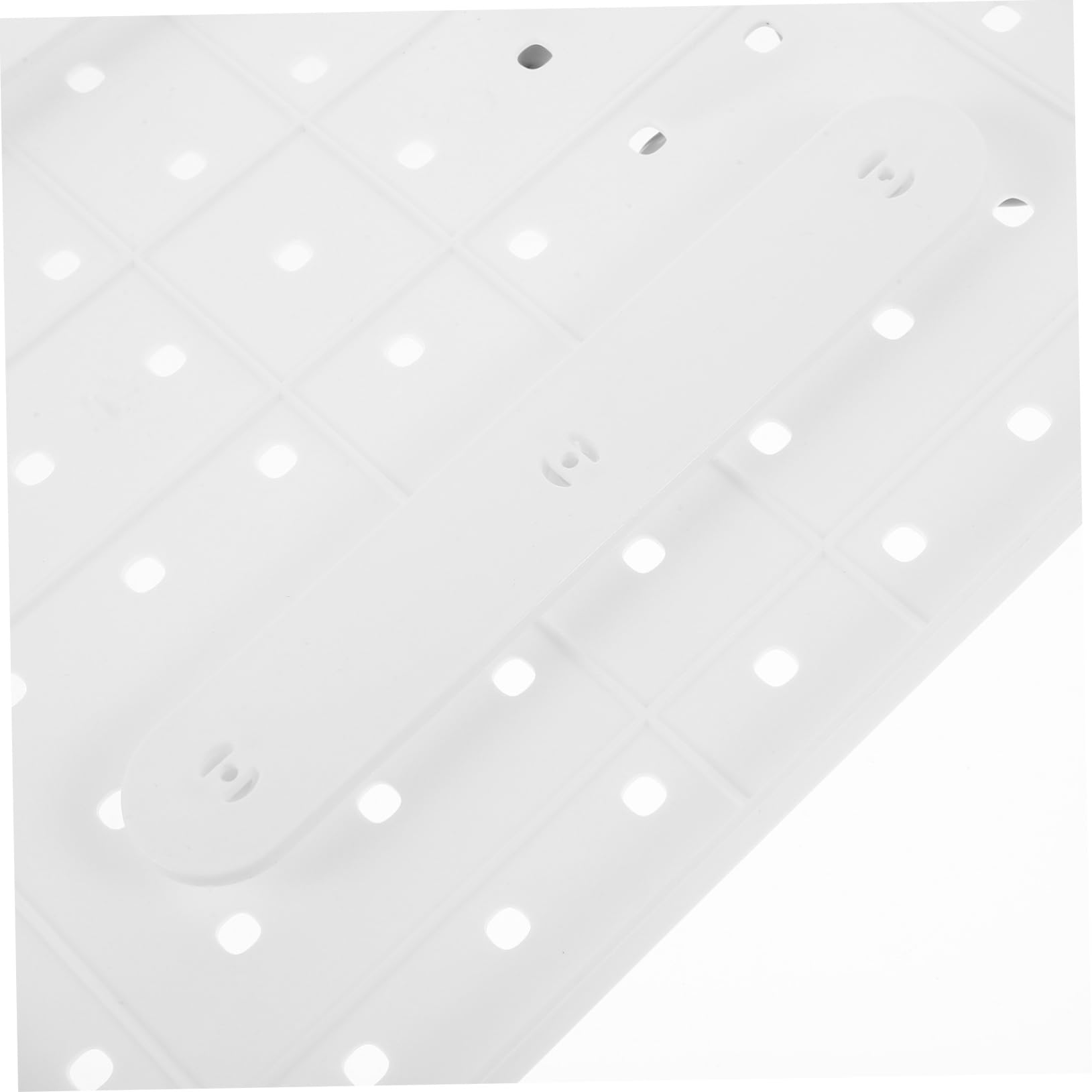 ULTECHNOVO Organisateur Mural Panneau Perforé Adhésif Blanc Abs 12 Pièces