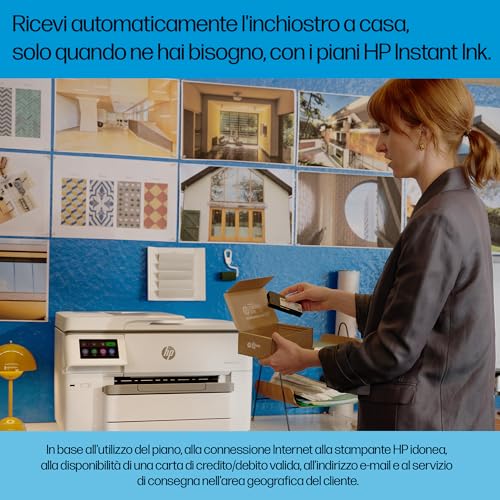 OfficeJet Pro 9730e 537P6B, Stampante Multifunzione per Grandi Formati, a Colori, Fronte e Retro Automatico, 22 ppm, Wi-Fi, 3 Mesi di Inchiostro Instant Ink Inclusi, Grigia - Sedia gaming - Immagine 6