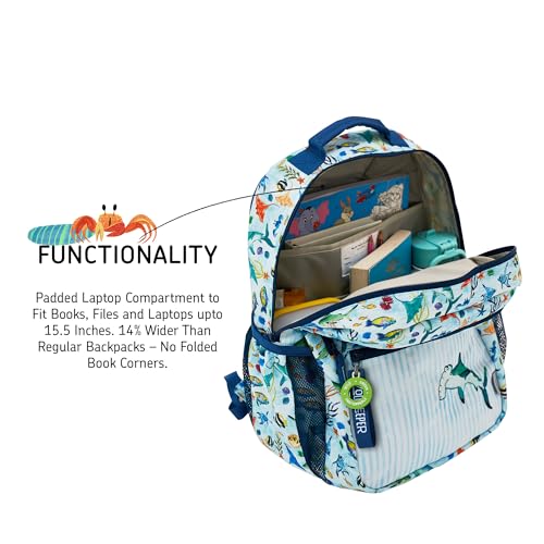 Image of ZOOKEEPER School Bag for Boys & Girls 8-10 Years Lightweight, Water Resistant Kids Backpack for School & Travel Spacious, Durable, Premium YKK Zippers Comfortable Design (Large, 25L)