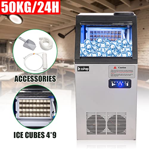 Máquina de Hielo Comercial Acero Inoxidable 110 lbs 24h miniatura 4