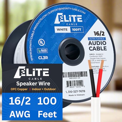 Elite 16/2 Speaker Wire 100ft