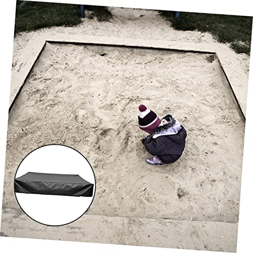 BESPORTBLE Sandbox Lid for Boys and Girls Pit Cover Waterproof Sandbox Rectangle Pool Cover Durable