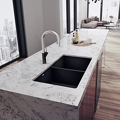 Blanco 516322 Precis 50/50 Kitchen Sink, Equal Double Bowl, Anthracite #TOP3