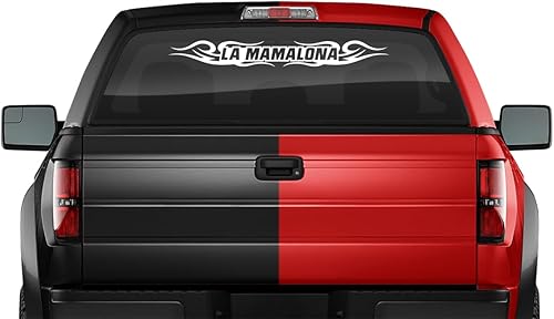 Miniatura 2 de Sticky Creations LA MAMALONA - Adhesivo adhesivo para parabrisas y ventana, cartel gráfico de vinilo trasero trasero para automóvil, camión, SUV,