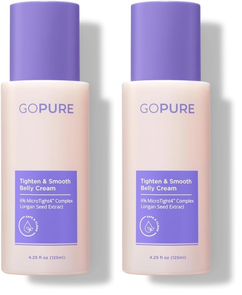 goPure Firming Belly Cream - 4.25oz (Pack of 2)