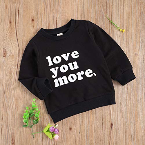 image for Seyurigaoka Toddler Baby Boy Girl Crewneck Sweatshirt Top, Infant Love