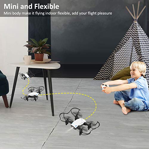 Foldable Mini Drone for Kids and Adults, HALOFUNO RC Quadcopter for Beginner Indoor, Altitude Hold Mode, One Key Take Off/Landing, APP Control