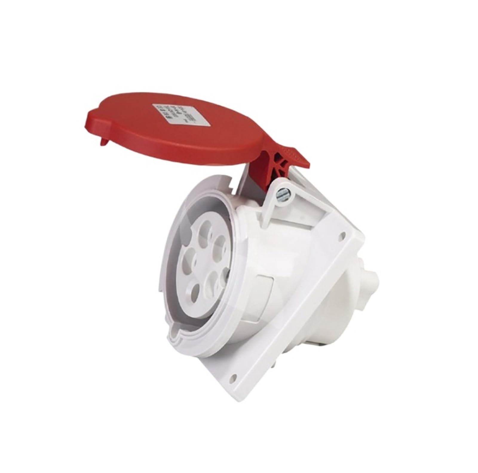 MUYTQAERG Concealed Socket Outdoor IP44 Waterproof European Standard Industrial Oblique Connector Power Controller Switch(SP-1496 4P 32A)