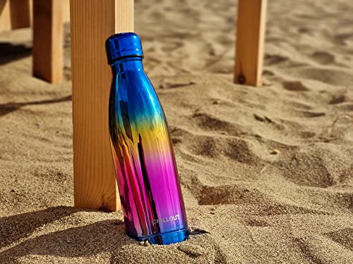 Image of CHILLOUT LIFE 17oz Insulated Stainless Steel Water Bottle, Leak Proof