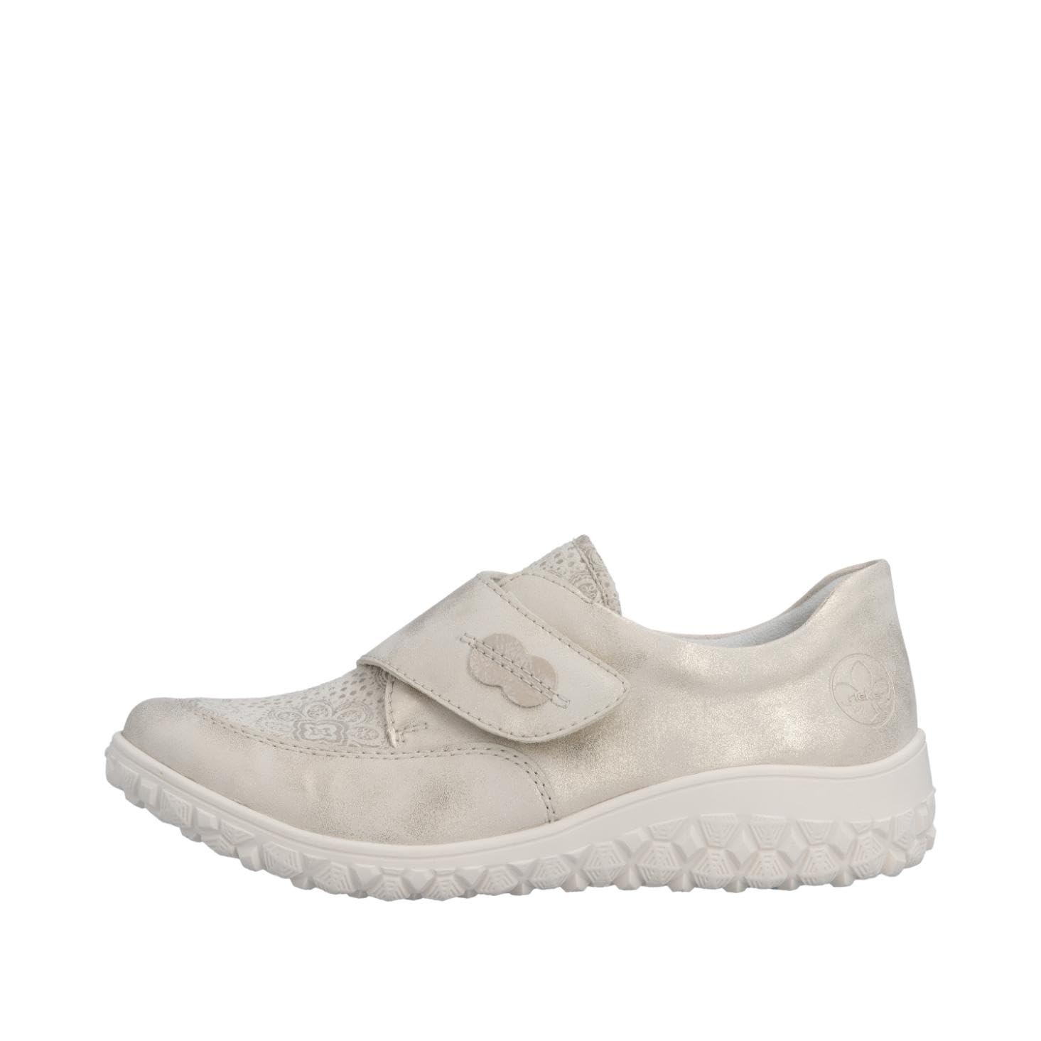 Rieker Halbschuhe Klett Weite H Gold