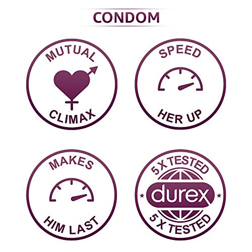 Image of Durex Condoms - 10 Count (Pack of 3, Extra Time) & Durex Mutual Climax Condoms - 10 Count (Pack of 3)