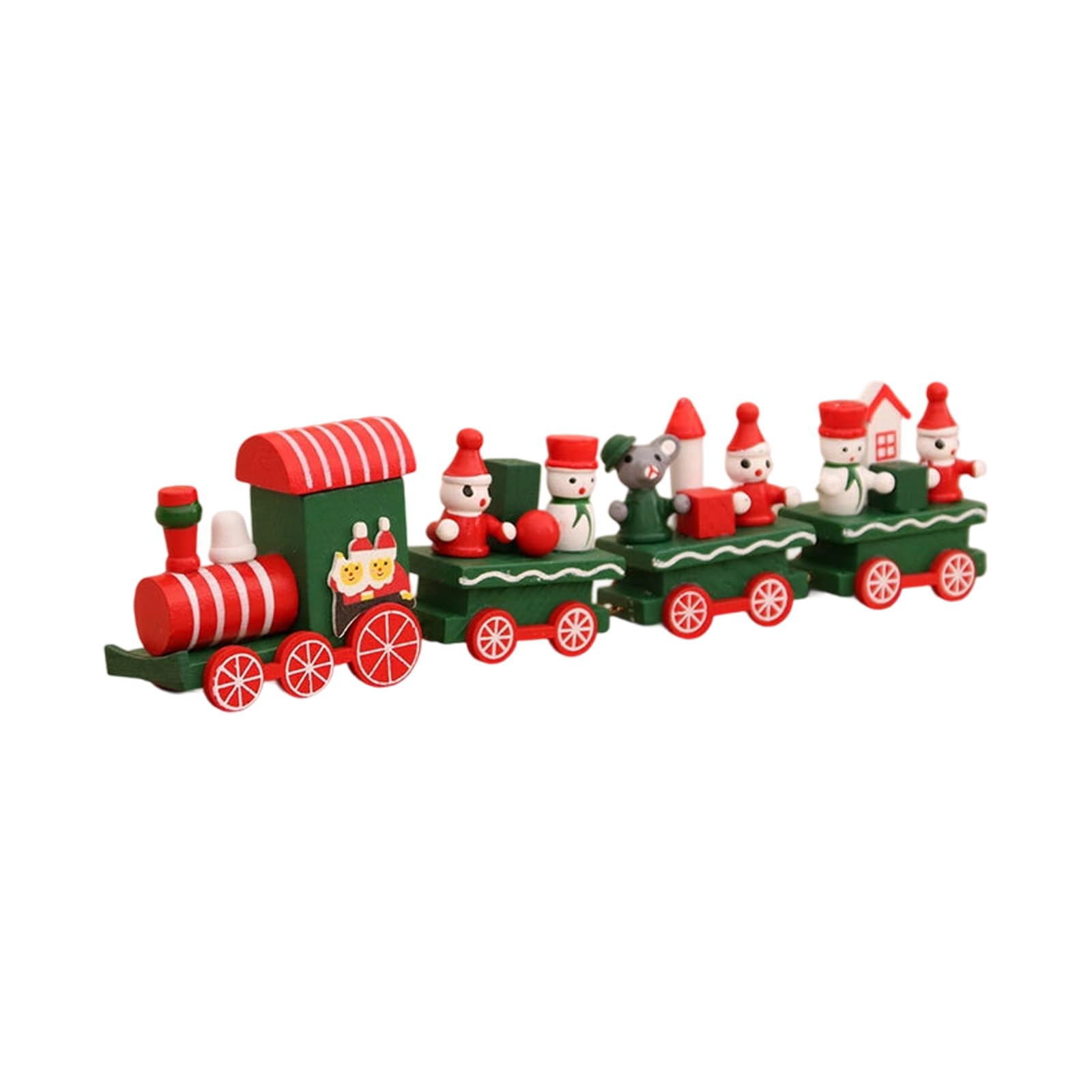 VlHpnpe Christmas Wooden Train Window Decoration Handcrafted Festival Home Display Ornament Kids Room Decorative Item Holiday Wooden Train Decoration