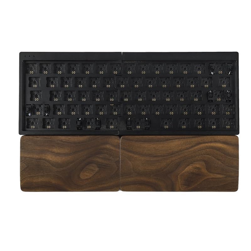 Wrist Rest Zweihand-Tastatur-Handgelenkauflage, Walnussholz-Handgelenkauflage, geeignet for Büro-Lernspiele, bequeme Tastaturauflage Handballenauflage