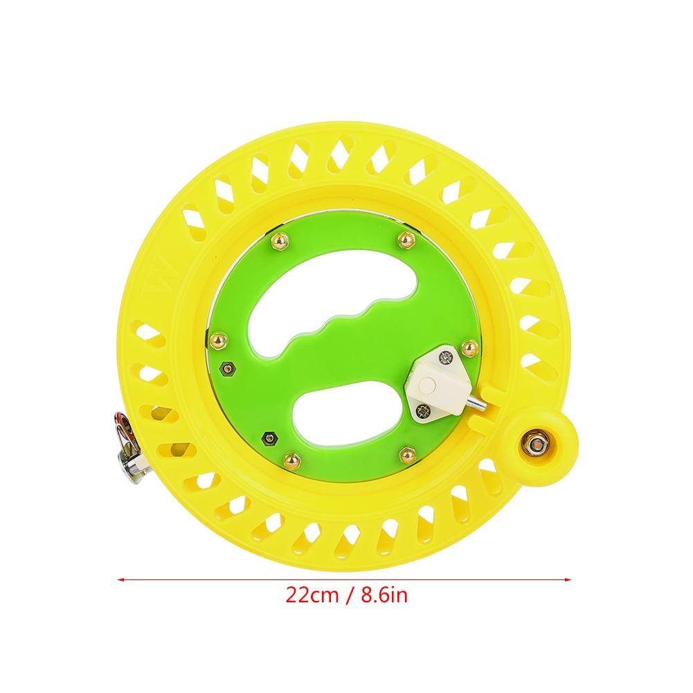 Tbest Kite Line Winder Mulinello Grip Wheel Kite String Porta Ruota, 22cm Professionale Outdoor Durable Plastic Fishing Kite Line Spool Portarotolo Avvolgimento Winding Flying Tool Accessorio