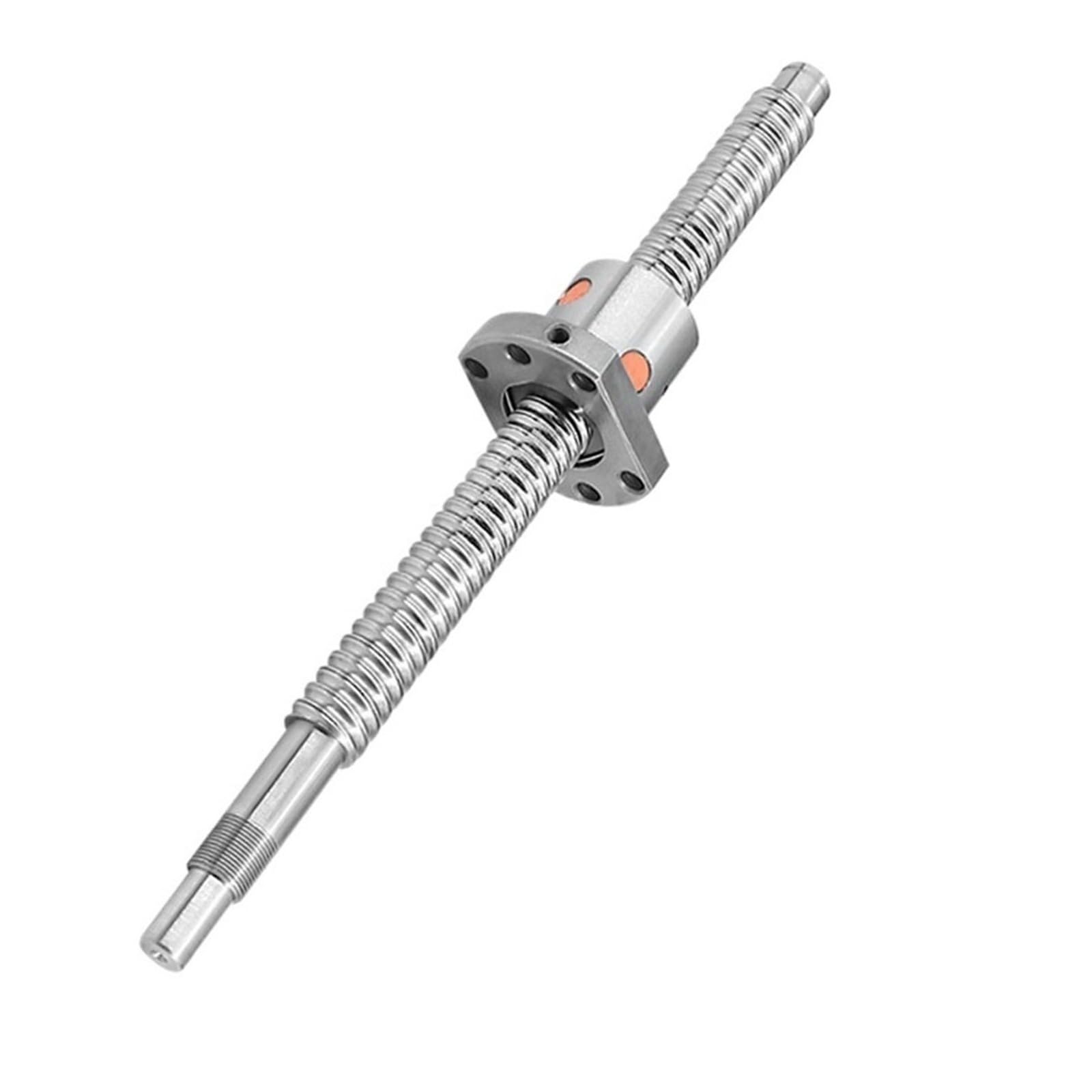 Zestaw śrub kulowych, SFU2010 BK15 BF15 Śruba kulowa 20x10mm prawa C7 Walcowana z nakrętką kołnierzową, wiele rozmiarów(1000mm)