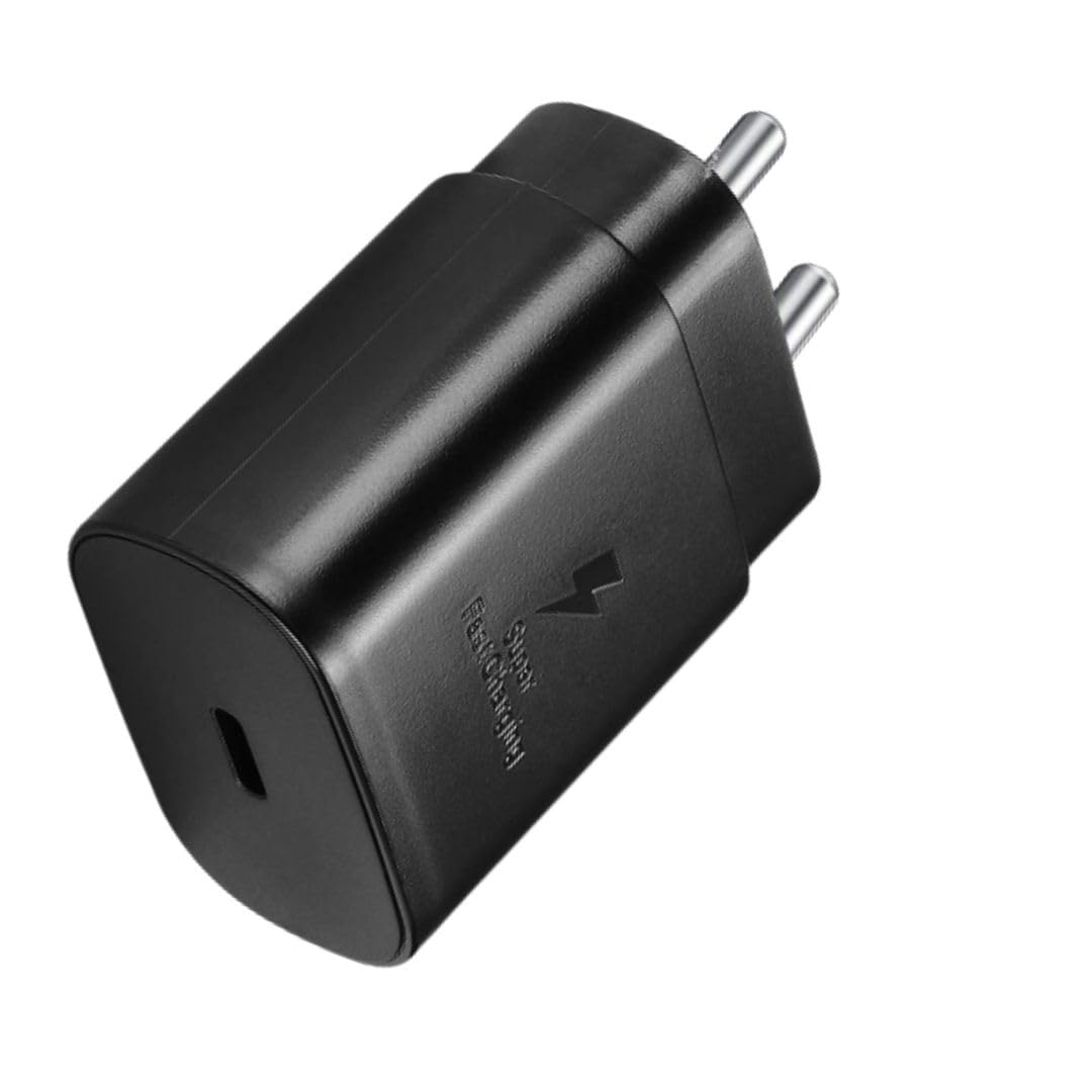 25w Ultra Fast Wall PD Adapter Compatible for A34 5G/ A54 5g / A13 / A23 5g / A33 5g & Other C Port devised (only Adapter) (DPB-BPDAD-29)