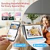 RCA 10.1 WiFi Digital Picture Frame Uhale App Photo Frames Electronic HD IPS Touch Screen Display with 32GB Memory LED Lights, Support USB/SD Card, Slideshow, Instantly Share Photos Videos