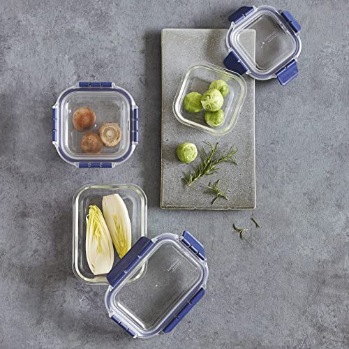 LocknLock Top Class Fırın & Saklama Kabı Dörtgen Kilitli 1.4 Lt - Mavi