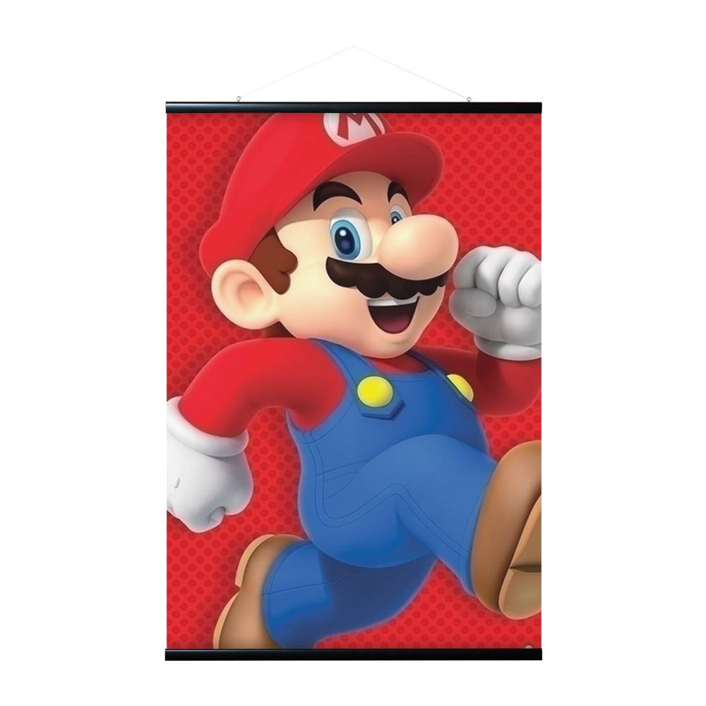 Grupo Erik Magnetic Wall Hanger + Poster, Super Mario Run, 61 x 91,5 cm