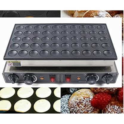 Bathrena 50-Loch-Waffeleisen Backformen Waffeleisem-Antihaftbeschichtung-Wärmeisoliertes Gehäuse- eignet sich zum Backen von Crepes, Muffins und Holländischen – Bild 3
