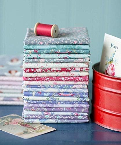 Tilda Old Rose Tone Finnanger Quilting Cotton Fabrics ~ 20 Fat Quarters Bundle ~ 5.5 Yards Total
