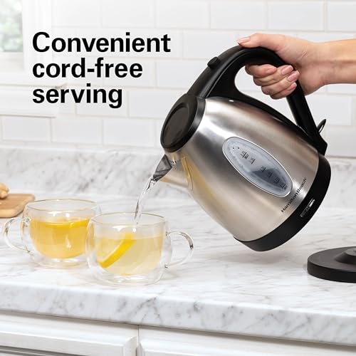 Hamilton Beach 1.7 Liter Electric Tea Kettle, Water Boiler & Heater - image 7