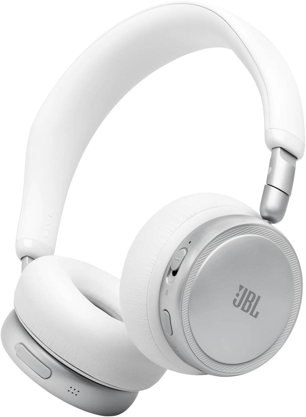 JBL Live 680NC Kabellose On‑Ear‑Kopfhörer mit Noise Cancelling, Weiß