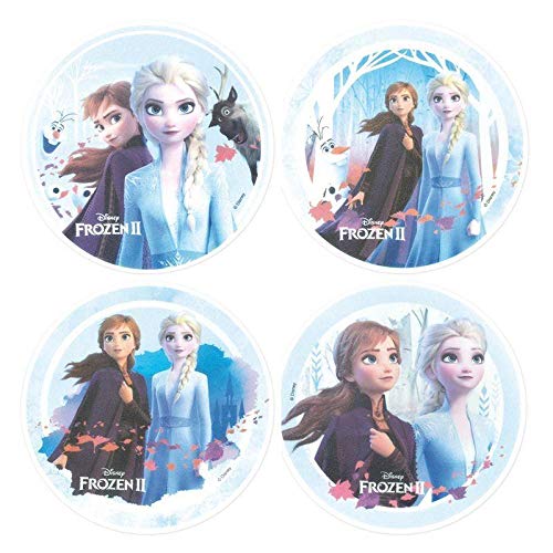 Kit de 4 disques azyme La Reine des Neiges 2