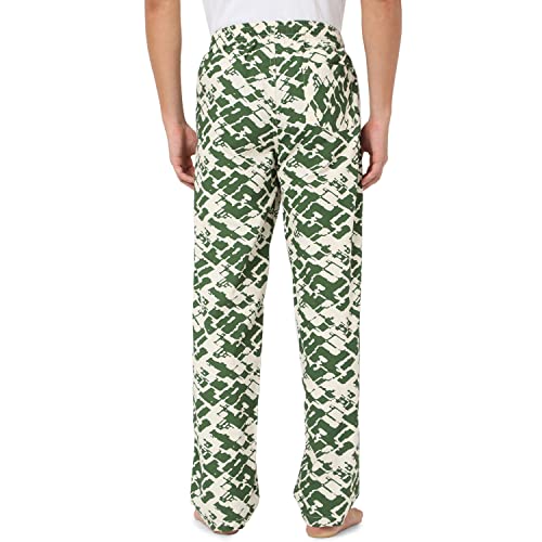 Image of Underjeans Men Black /White Cotton Pyjama