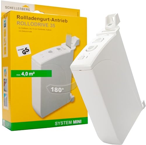 Schellenberg 22735 Rollodrive 35 Enrouleur de Sangle électrique pour volet