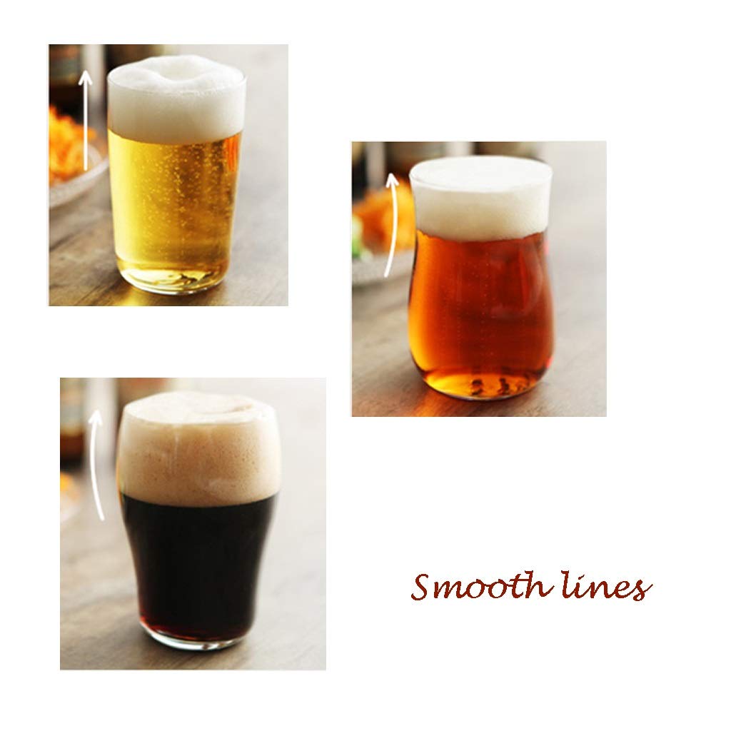 Vasos de Agua Vidrio vasos de cerveza con asa, jarras de cristal, taza de cerveza tradicional vasos, perfecto café, té de cristal, todos los días con vasos de vidrio, vasos de cóctel Vasos Cristal