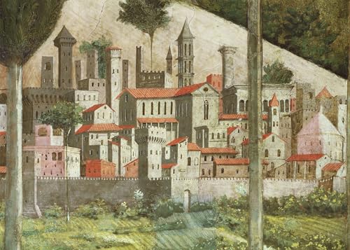 Image sur toile médiévale Gozzoli 60x90cm pour déco chambre