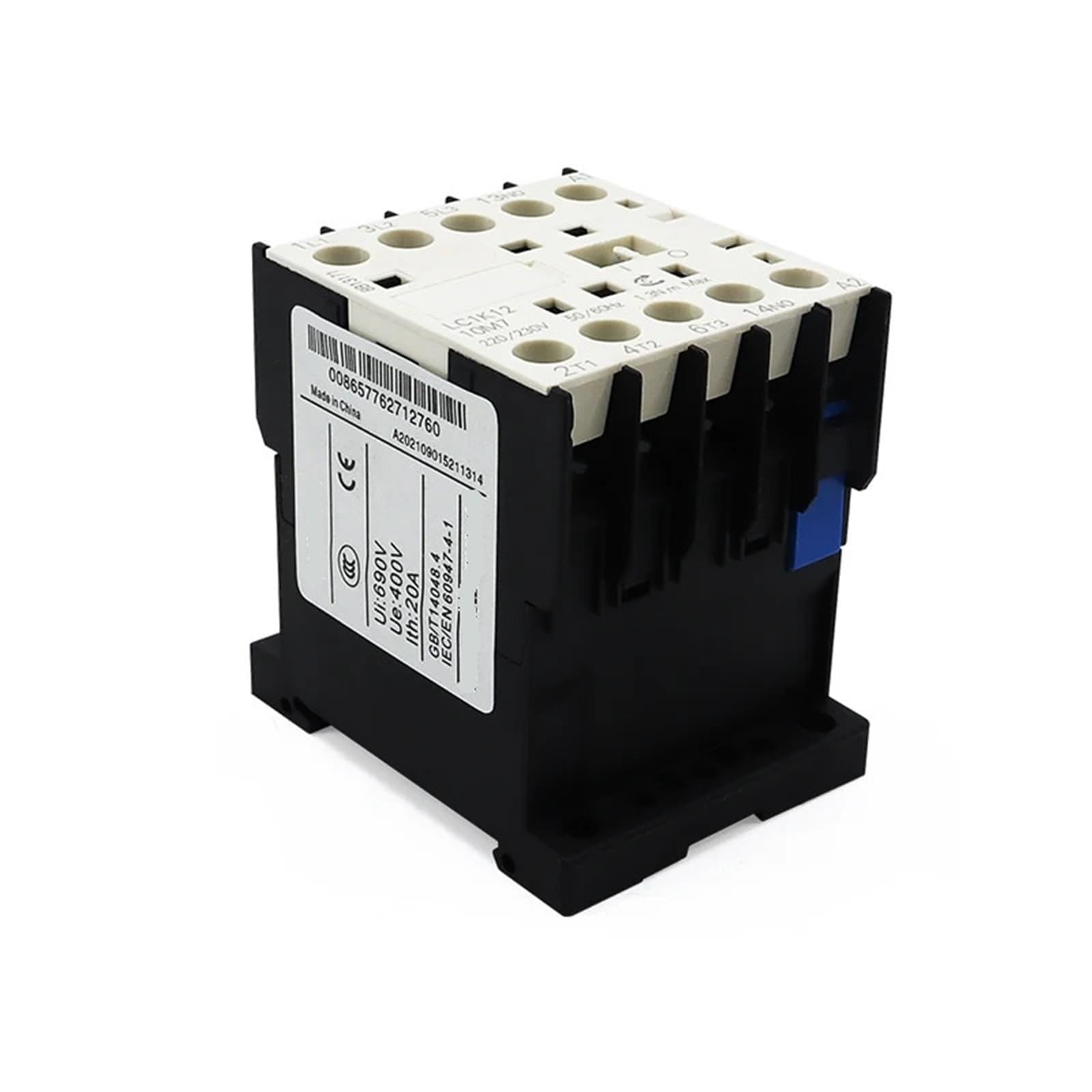 Stycznik AC LC1K09 1NO NC 220 V 24 V napięcie cewki 50 60 Hz 1 sztuka (1NC, 110 V)