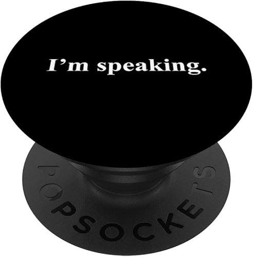 I'm Speaking Biden Harris Debate 2020 PopSockets PopGrip Agarre intercambiable para teléfonos y tabletas