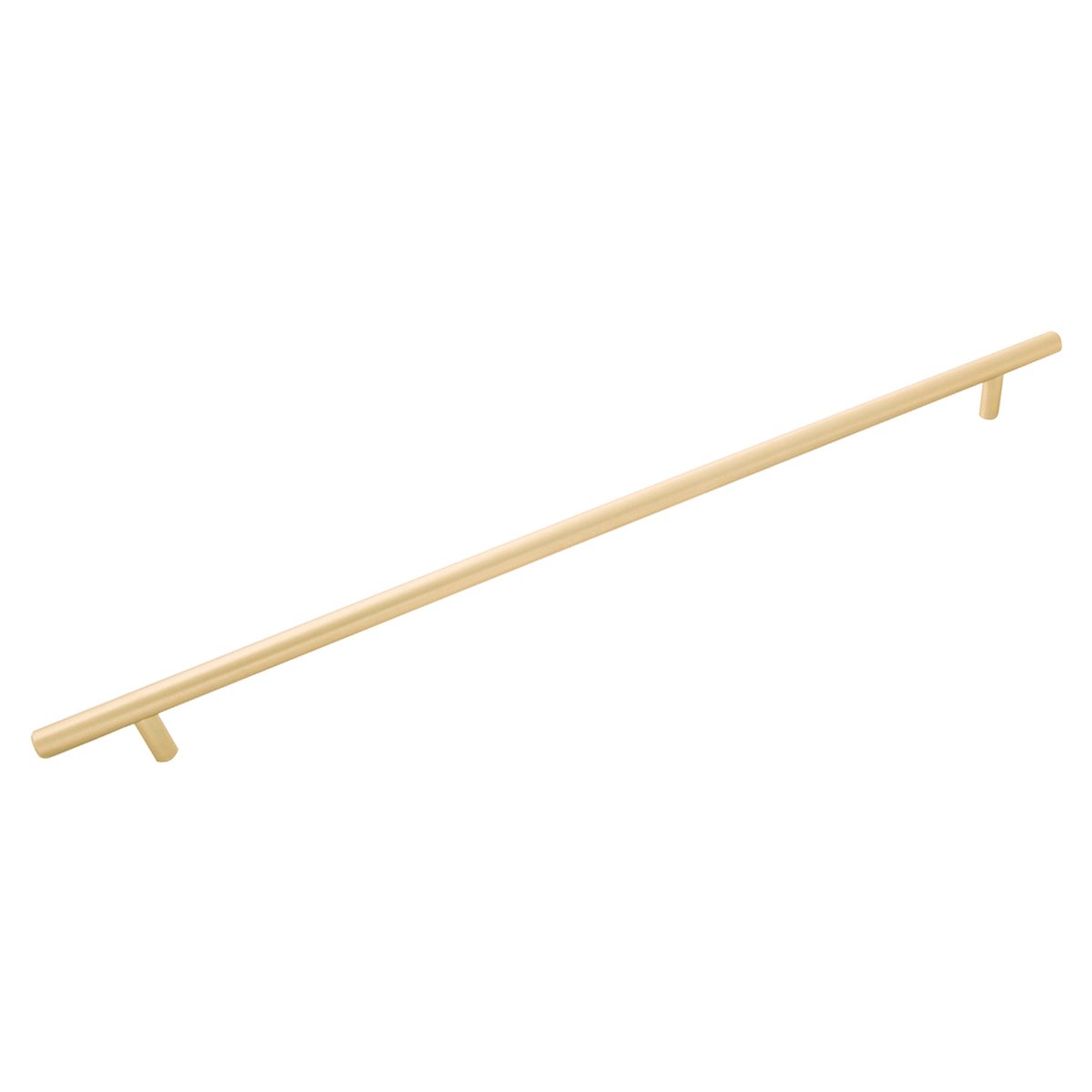 Barre de traction 480 mm Belwith-Keeler laiton royal : finies les petites poignées