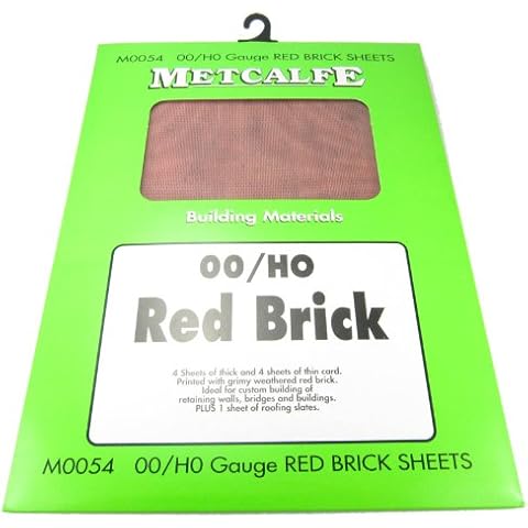 Metcalfe M0054 Red Brick Sheets 00/H0 Cover