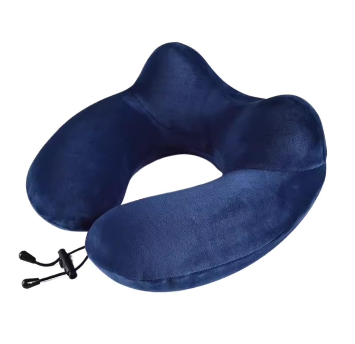 Nackenkissen Auto Nackenkissen Reise Aufblasbares Reisekissen, Verstellbares Nackenkissen, Tragbares U-förmiges Kissen Aus Samt Für Flugzeuge Nach Hause Travel Essentials(Navy Blue)