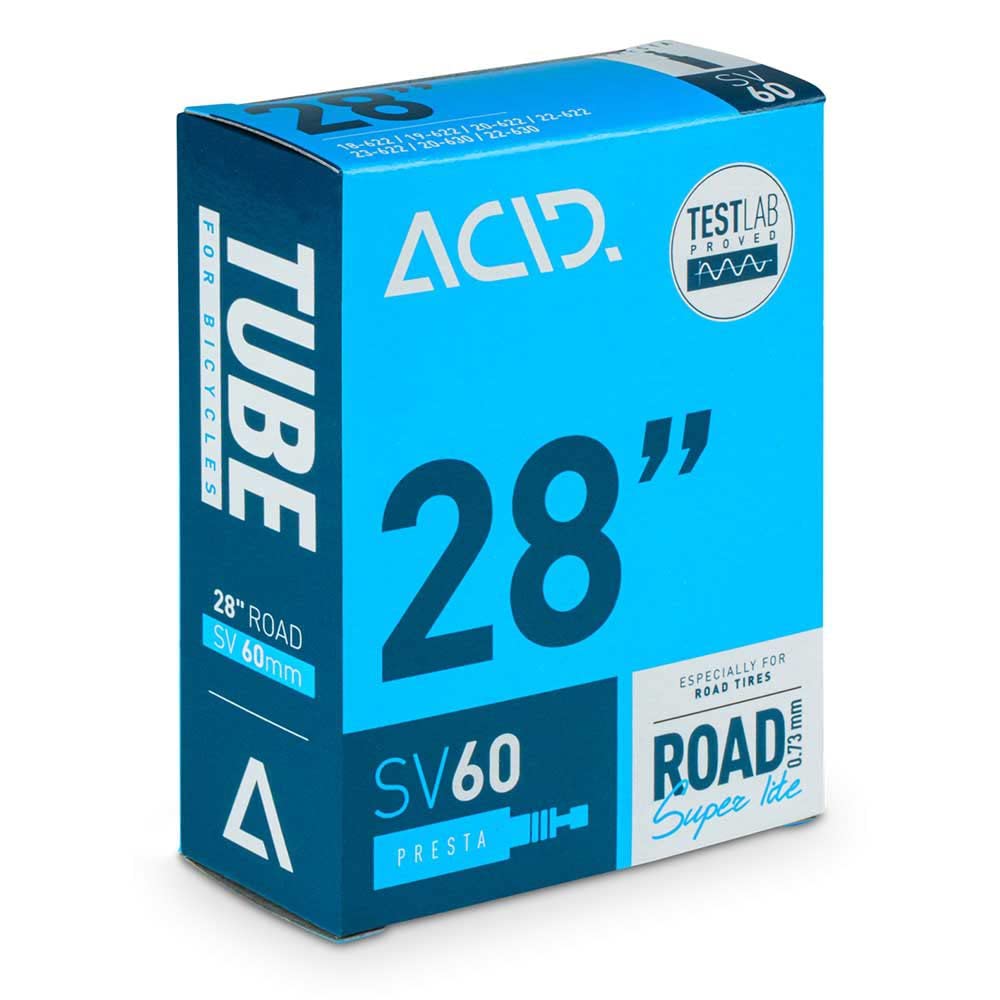 acid 28'' Road Rennrad Fahrrad Schlauch 18/23-622/630 Super Lite SV 60mm Sport & Freizeit