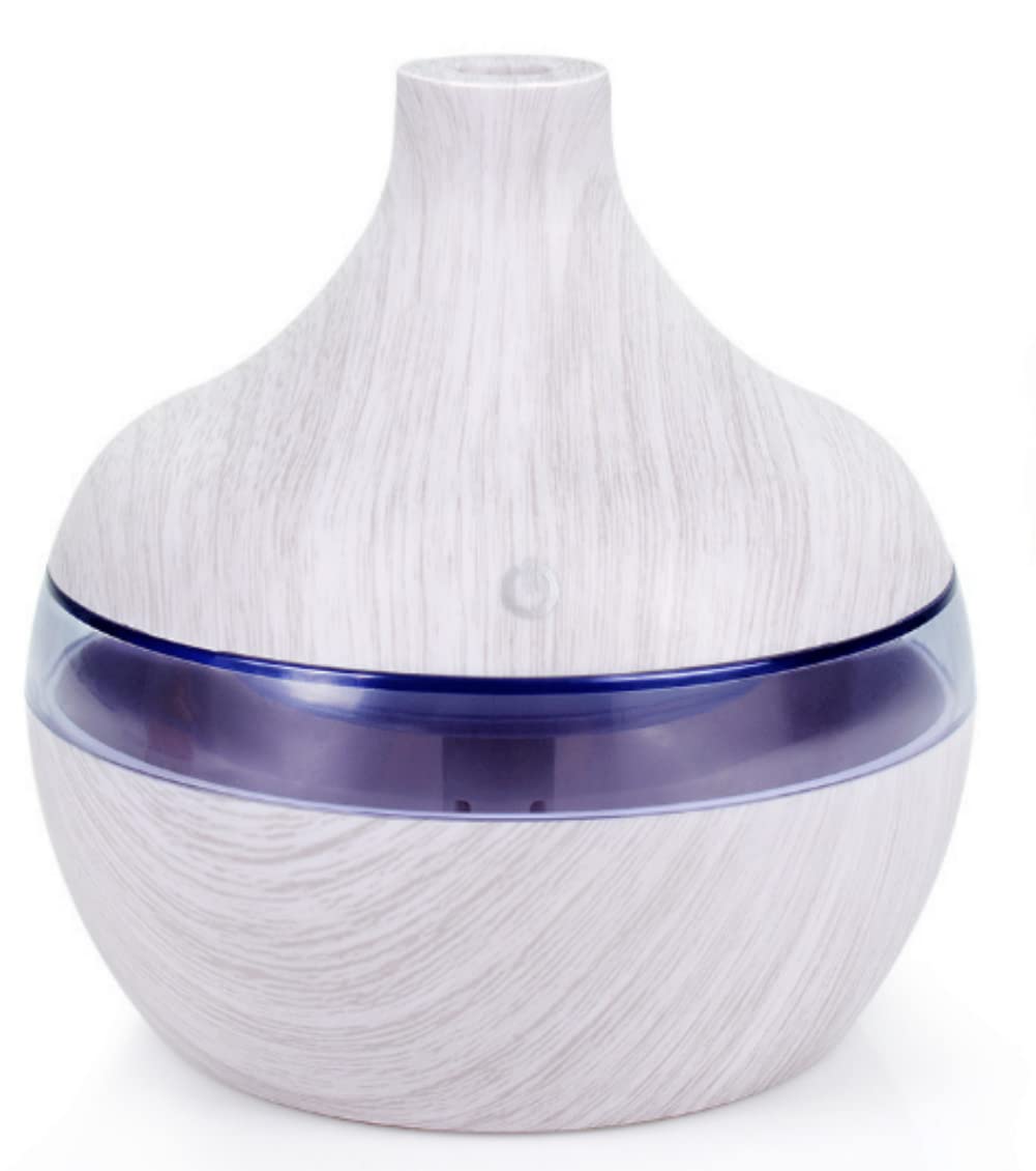 anso LED Ultrasonic Aroma Humidifier Essential Oil Diffuser Aromatherapy Air Purifier Atomizer (Light Color)
