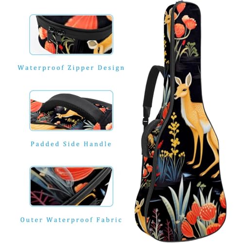 JRHEJTFZ Housse pour guitare acoustique de 1,9 cm d’épaisseur – Imperméable – Durable et élégant – Imprimé rose, Multicolore 4., 42.9×16.9×4.7 in, Motif imprimé tendance - Les Beatles, Paul McCartney, John Lennon, RIngo Starr, George Harrison JRHEJTFZ Housse pour guitare acoustique de 1,9 cm d'épaisseur - Imperméable - Durable et élégant - Imprimé rose, Multicolore 4., 42.9x16.9x4.7 in, Motif imprimé tendance – Image 5
