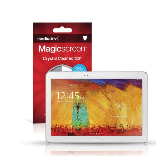 MediaDevil Protector de Pantalla para Samsung Galaxy Note 10.1 2014 / Galaxy Tab Pro 10.1   Edición Crystal Clear   (2 Protectores)