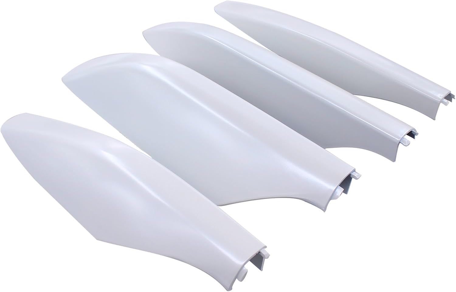 ApplianPar Front and Rear Driver and Passenger Side Roof Rack End Cap Cover White for Lexus GX470 2003-2009