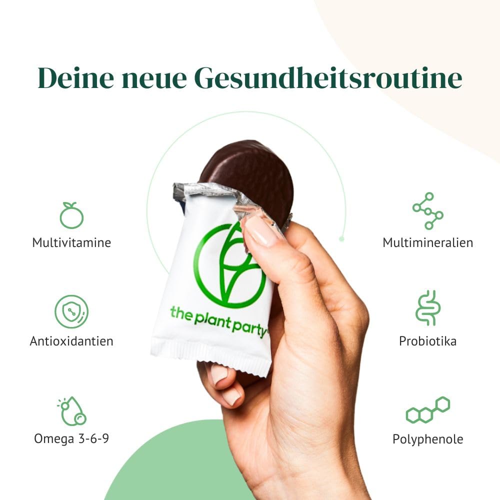 the plant party® - bioactive snack: Natürliches Multivitamin und gesunde Verdauung, 35+ echte Lebensmittel, Vitamine & Mineralstoffe, low-FODMAP Ballaststoffe, antioxidativ, glutenfrei & laktosefrei