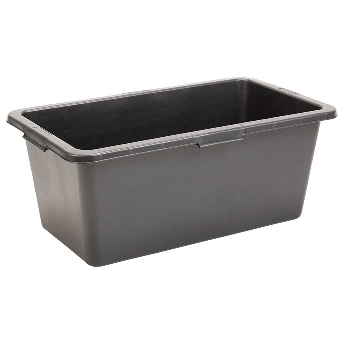 HELO Mörtelkasten Mörtelkübel Zementkübel Maurerwanne Maurerkübel Mörtelwanne Eimer Eckig (5 x 65 Liter)